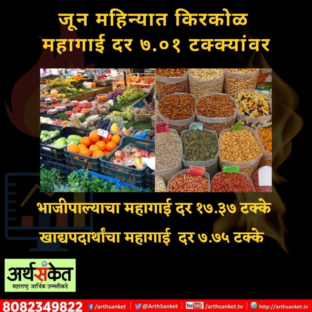 Retail inflation July 2022