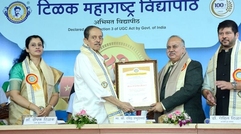 Doctorate to Ravindra Prabhudessai