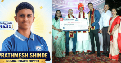 Prathmesh Shinde HSC Topper in Mumbai